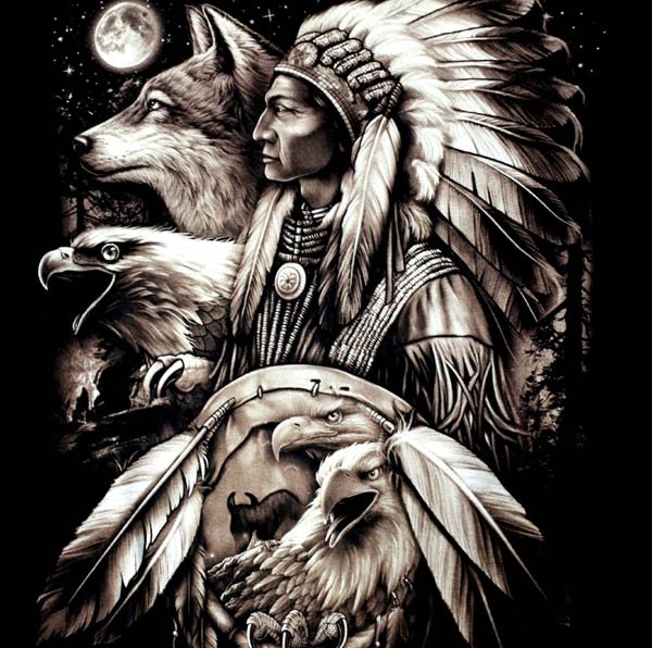 Indian Lobo Aguila luna | Cindrela